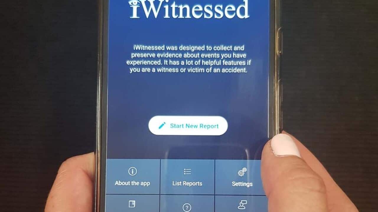 The iWitnessed app