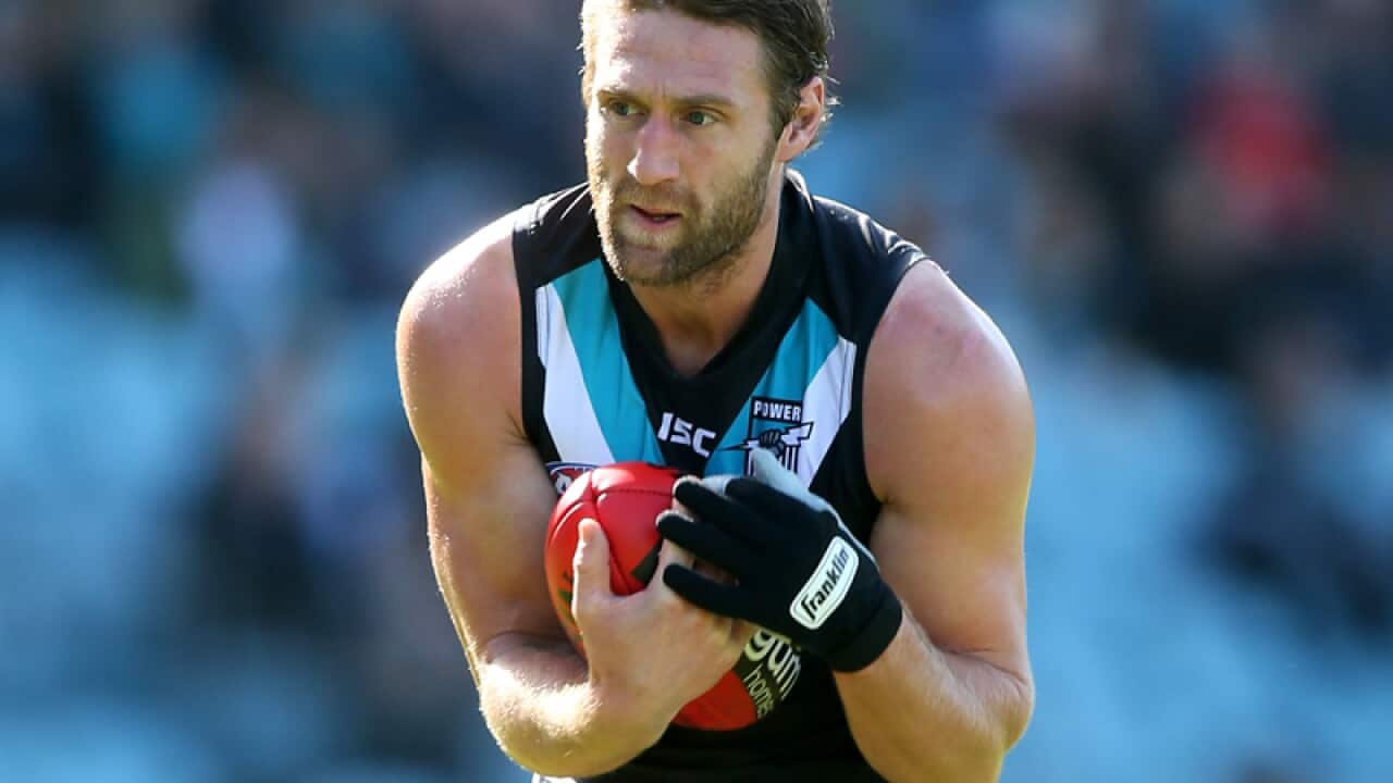 Jay Schulz of Port Adelaide