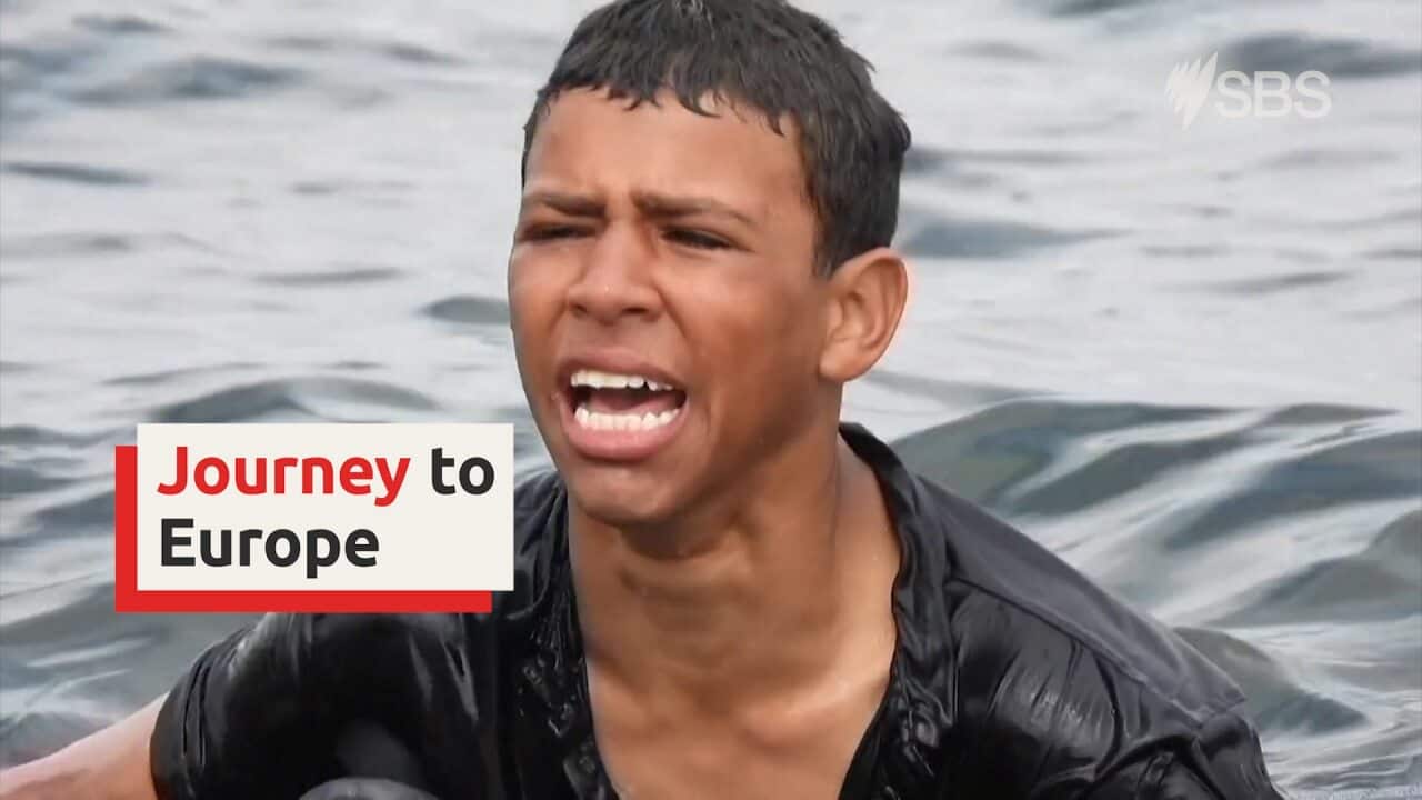 Migrant boy swims to Spain's Ceuta with plastic bottles to stay afloat