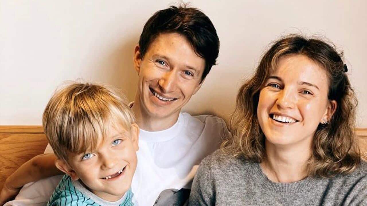 Anna, TJ and Anna's son Alex