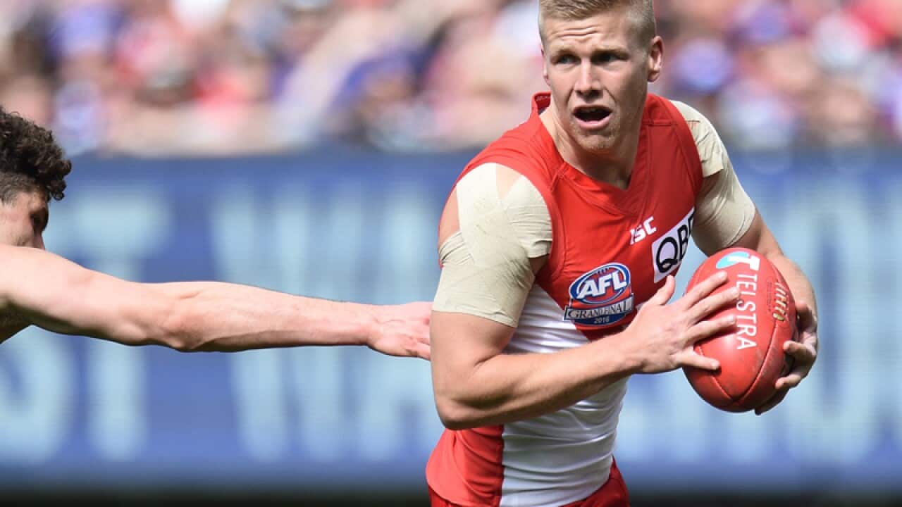 Dan Hannebery of the Swans