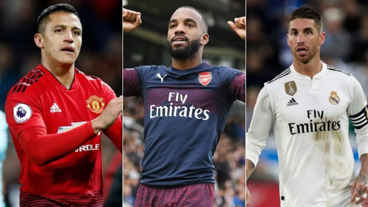 Sanchez, Lacazette, Ramos