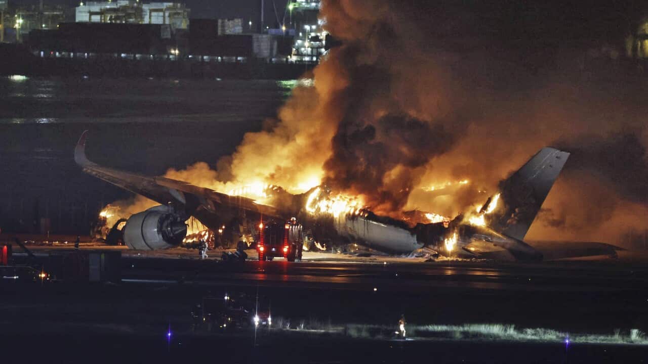 Japan Plane Fire