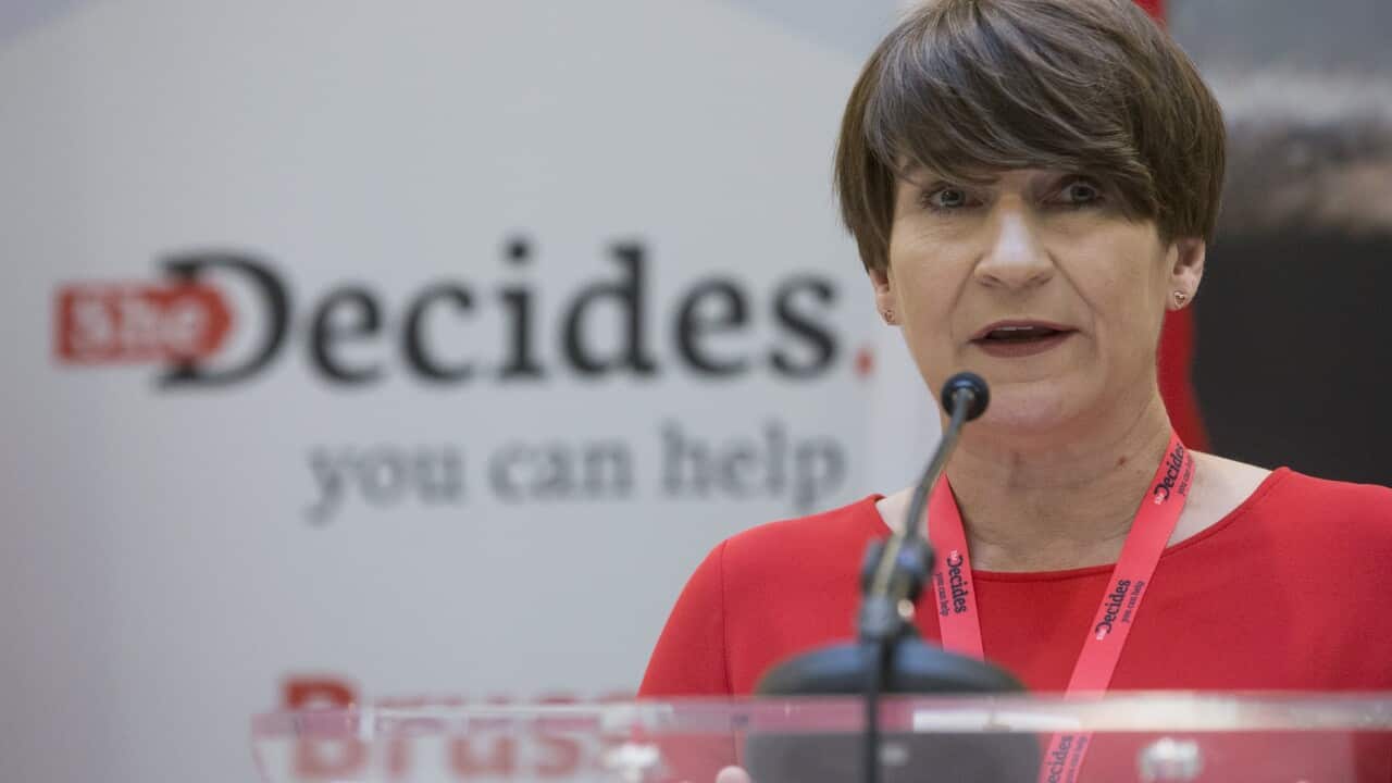 Lilianne Ploumen gives a press conference at the opening of international conference 'she Decides' in Brussels, Belgium, 01 March 2017.