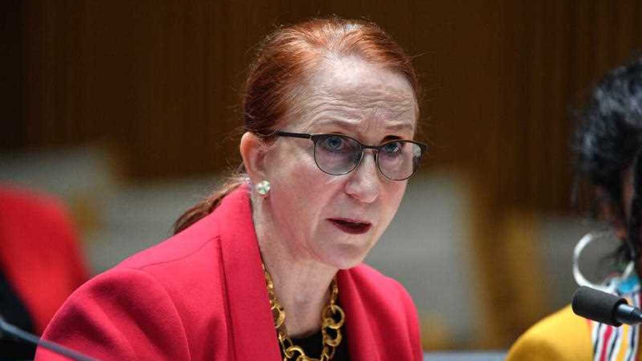 Australian Human Rights Commission President Rosalind Croucher appears at a Senate estimates.