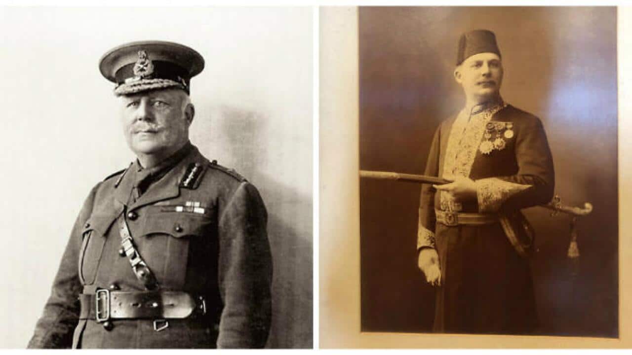 Charles Ryan in Anzac and Ottoman uniform