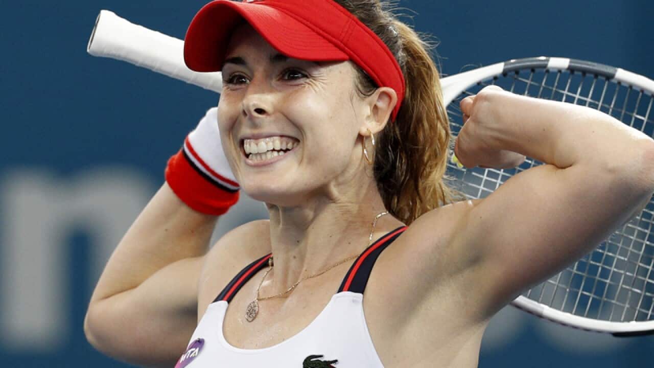 Alize Cornet of France