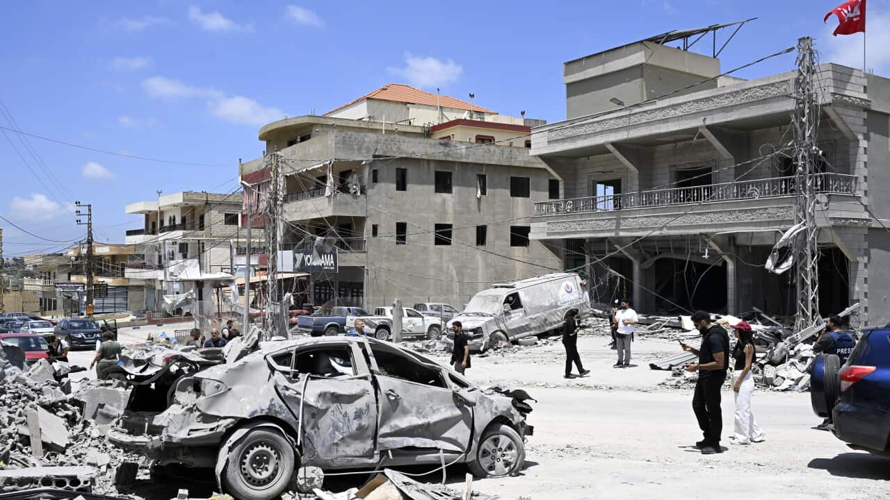 Displaced Lebanese return back to their homes in the south after US-Iran agreement