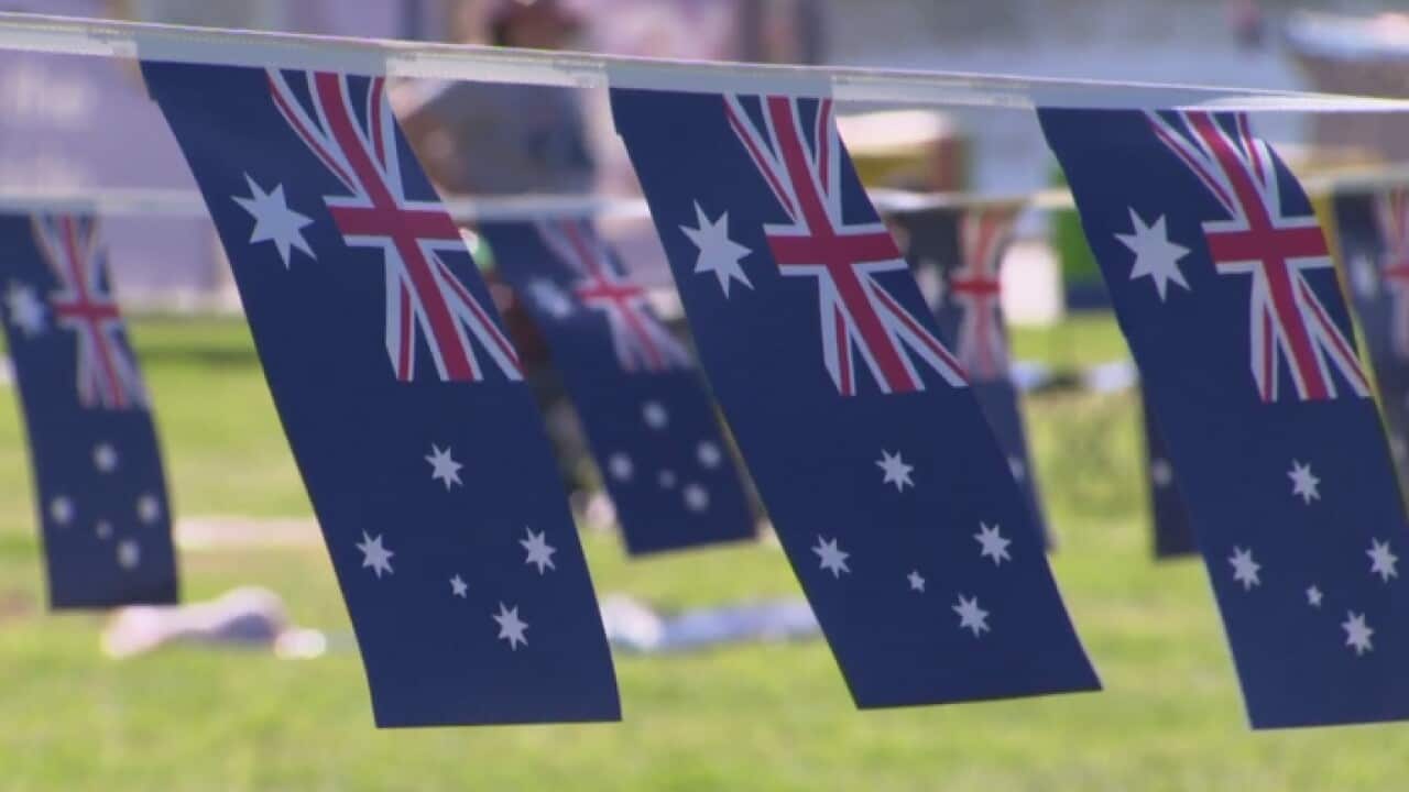 Australia Day flags