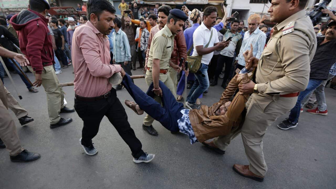 Police are being accused of brutality as India's protests grow increasingly violent.