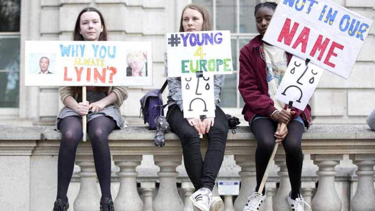 Brexit protest