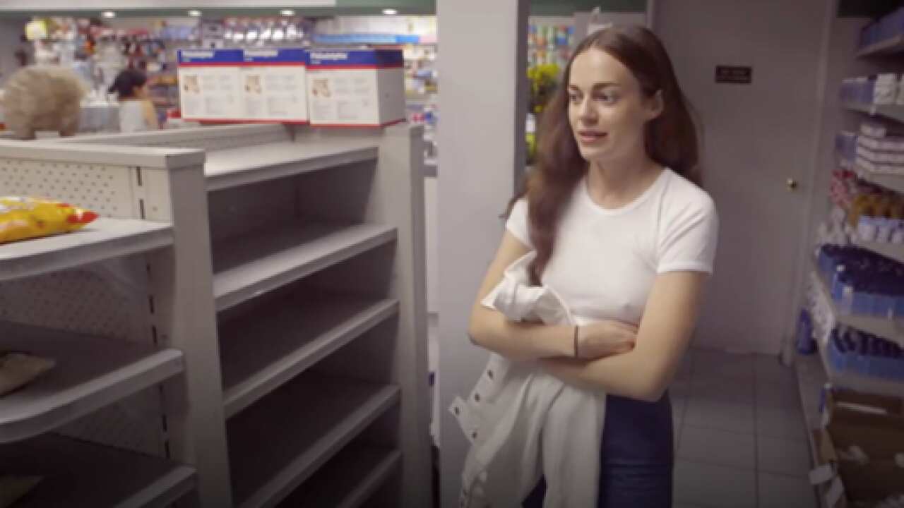 States of Undress empty shelves