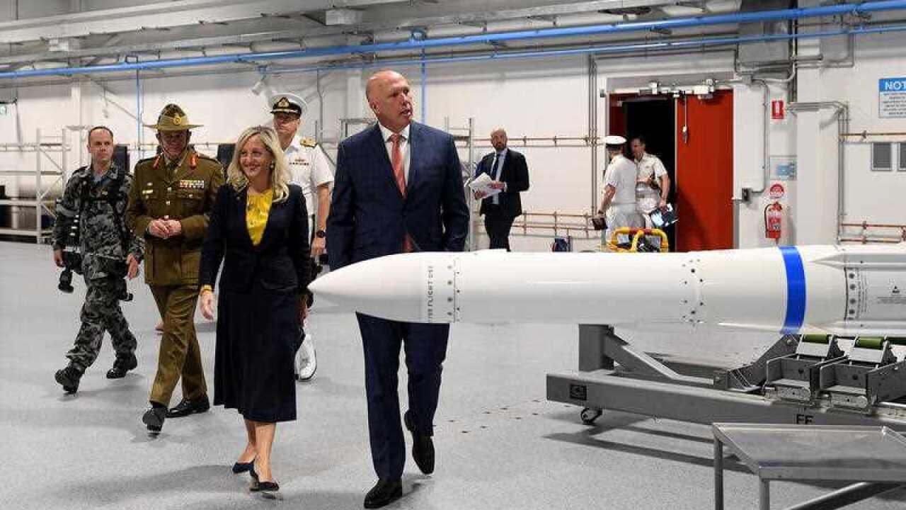 Peter Dutton with Lindsay Melissa Mclntosh