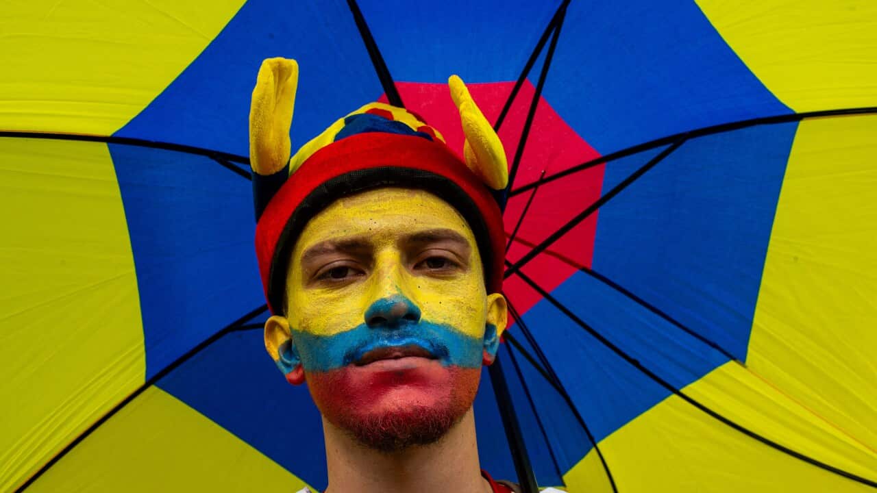 COPA AMERICA COLOMBIA V ARGENTINA FANS