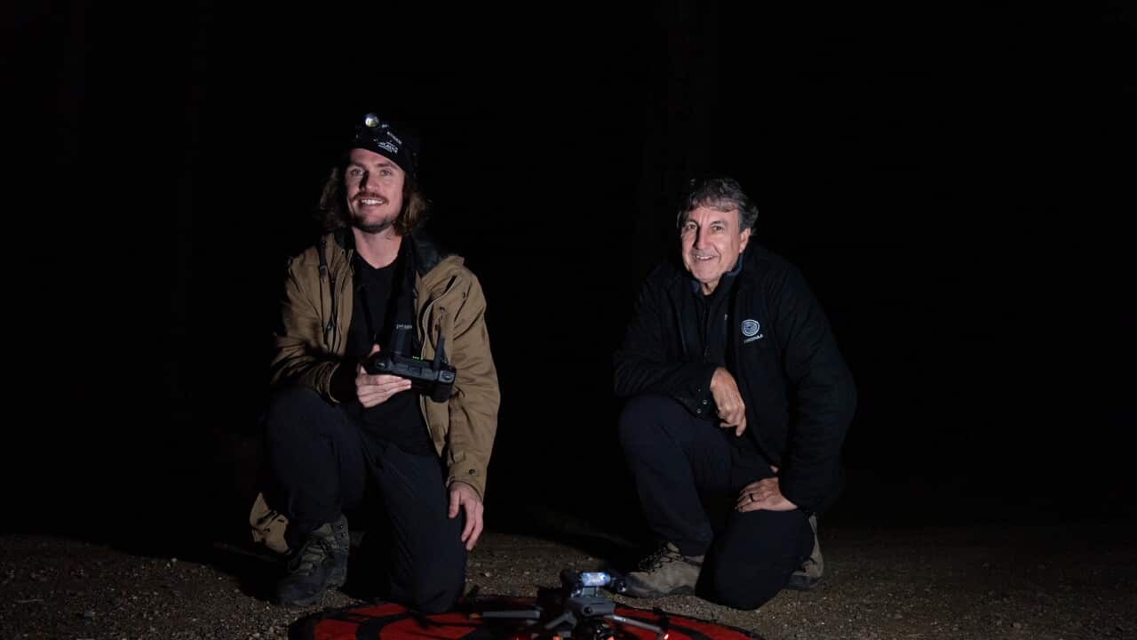 2_2 Dr Ryan Witt and Daryn McKenny doing a thermal drone survey at Sugarloaf State Conservation Area.jpg