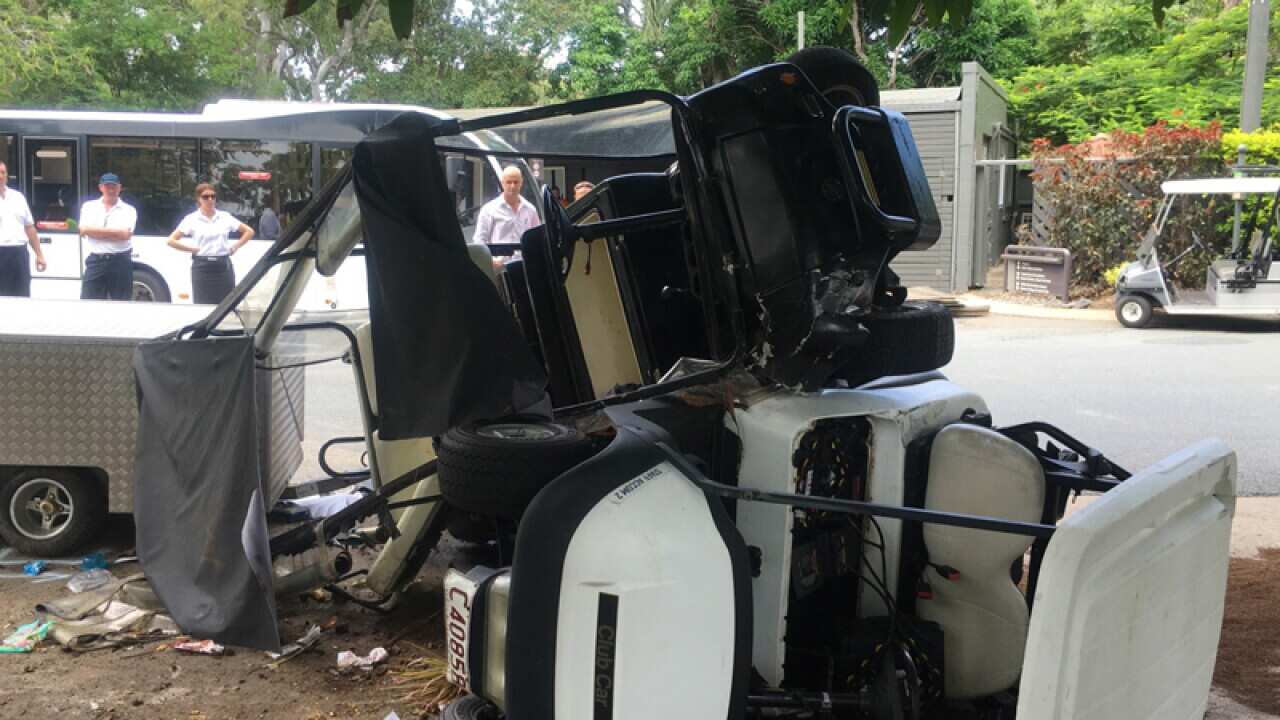 Buggy crash on Hamilton Island