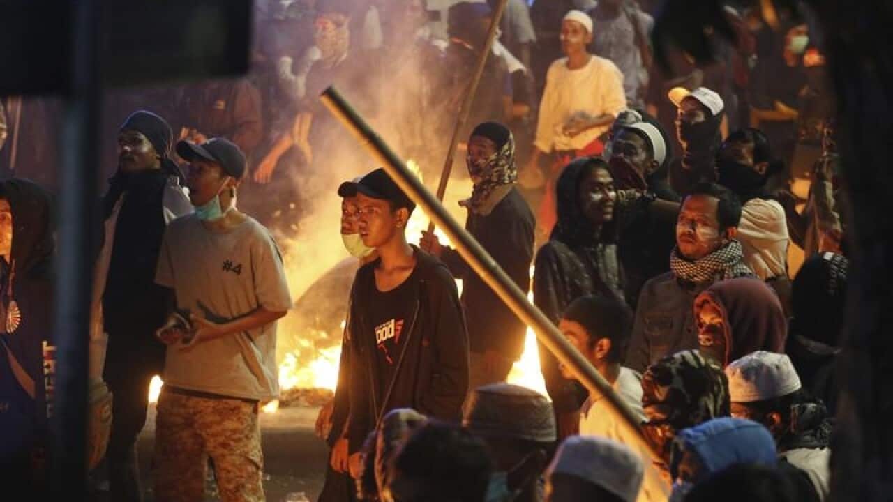 Pro-Subianto supporters protest