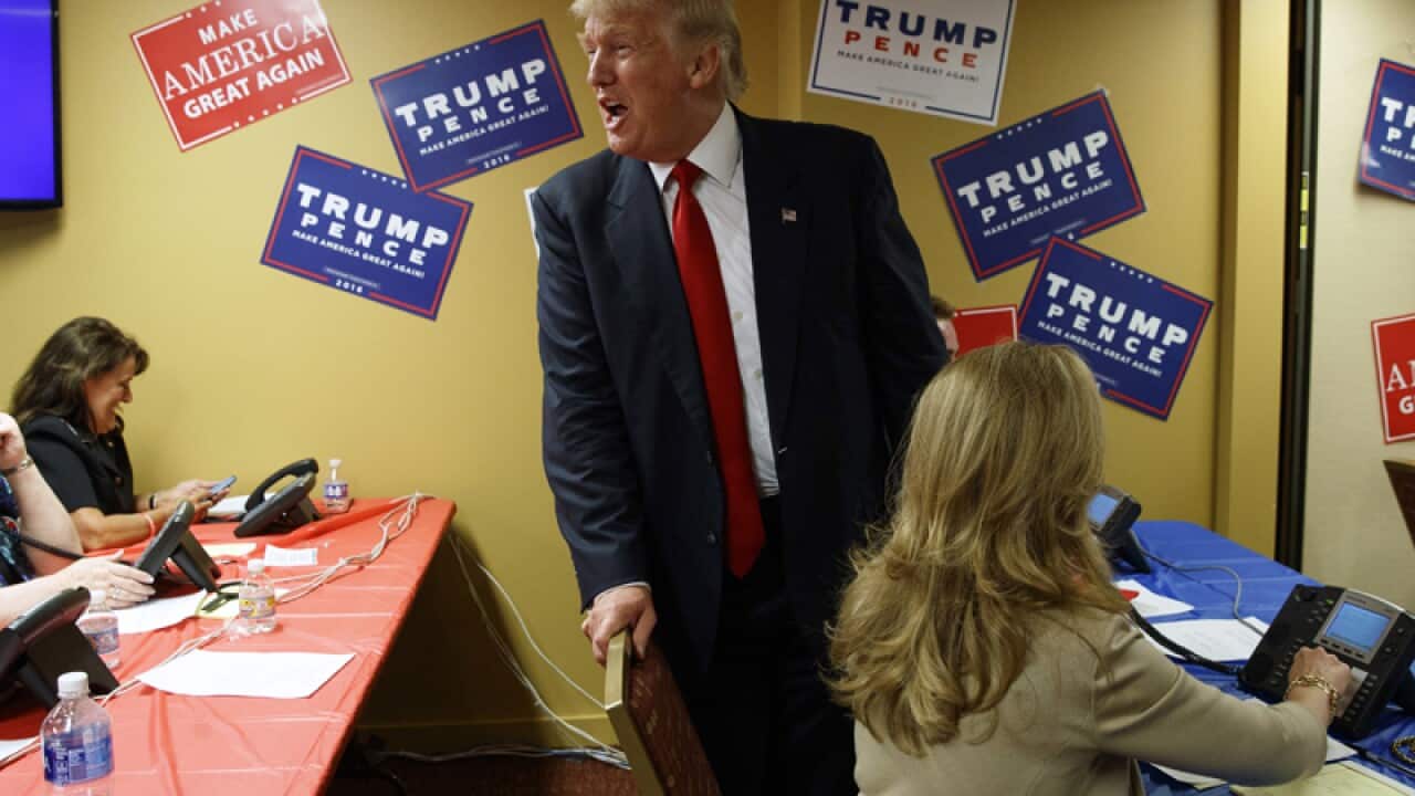 Republican presidential candidate Donald Trump