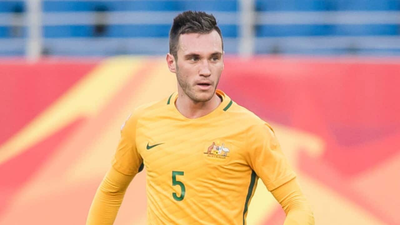 Aleksandar Susnjar of Australia in action during the AFC U23 Championship