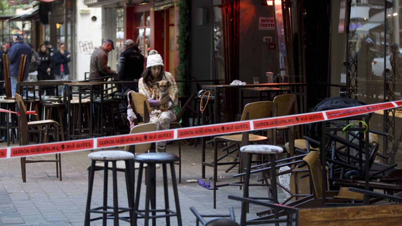 An eye witness at the scene of a shooting in Tel Aviv