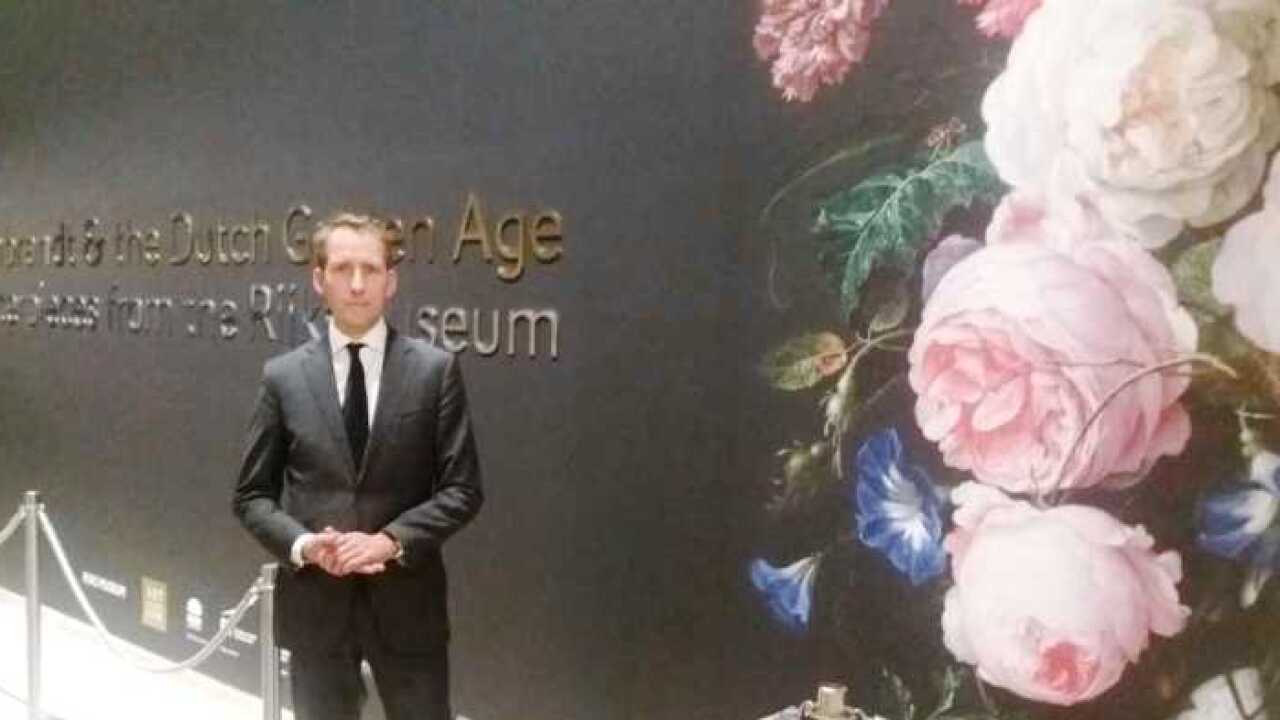 Pieter Roelofs from the Rijks museum at the AGNSW