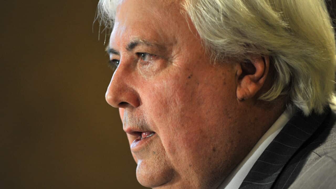 Palmer United Party Leader Clive Palmer
