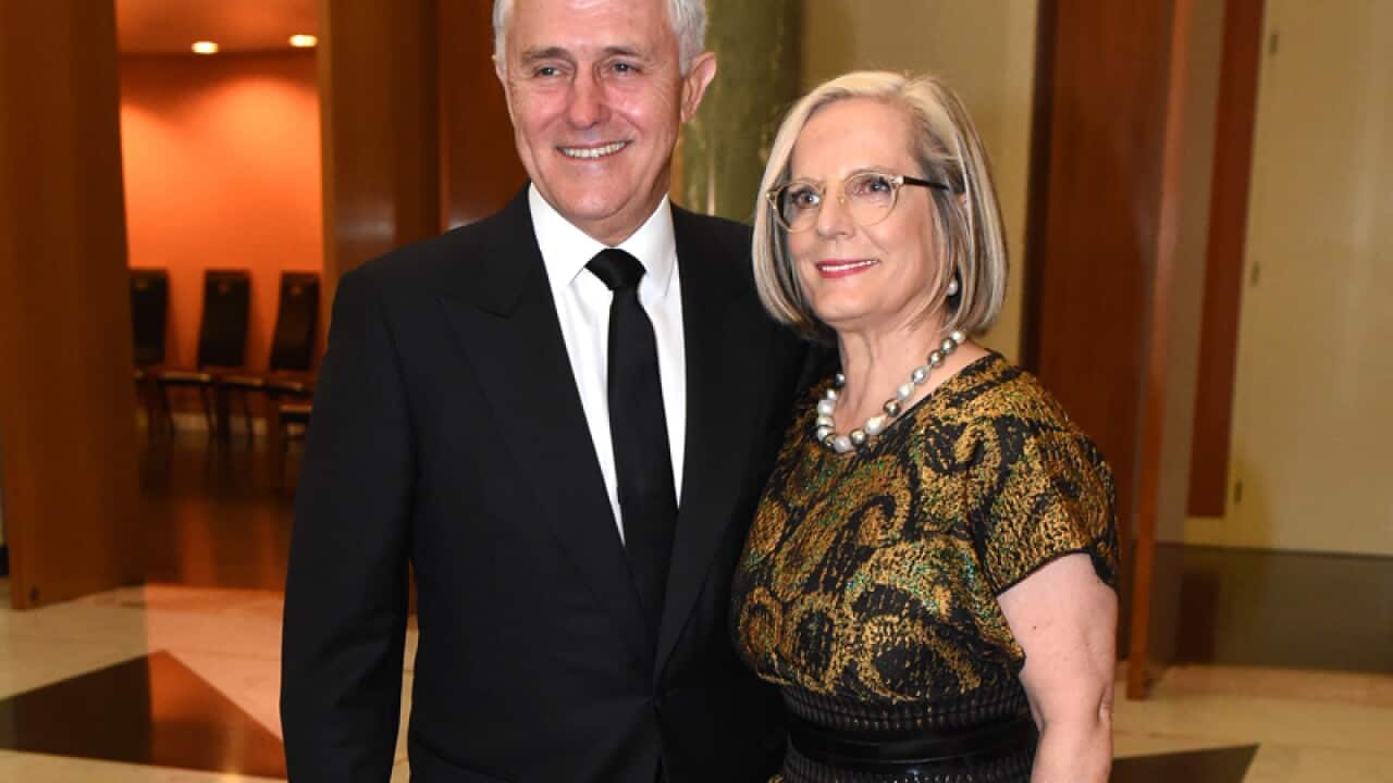 Prime Minister Malcolm Turnbull and wife Lucy Turnbull