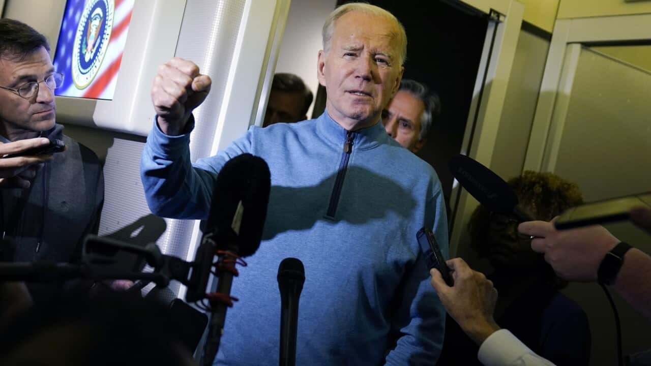 APTOPIX Biden Israel Palestinians