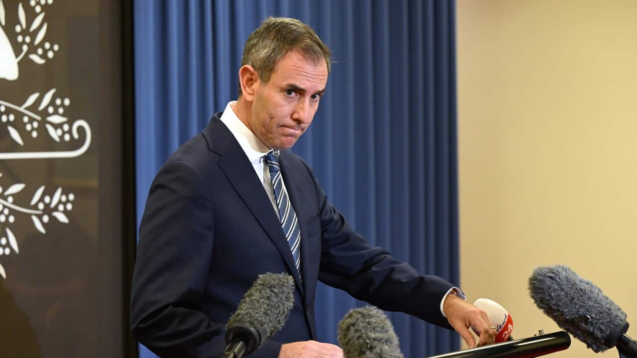 Federal Treasurer Jim Chalmers holds a press conference following the release of today’s inflation figures at the Commonwealth Parliament Offices in Brisbane, Wednesday, July 29, 2026.