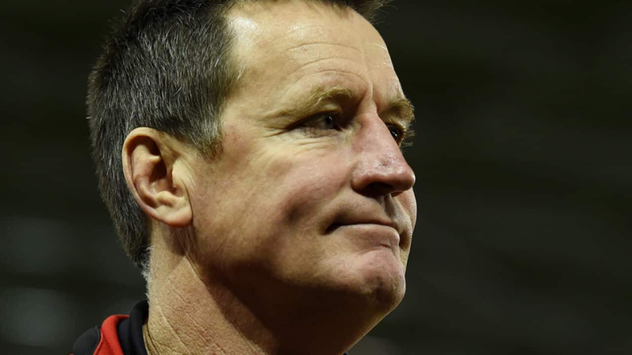 Coach John Worsfold of the Bombers