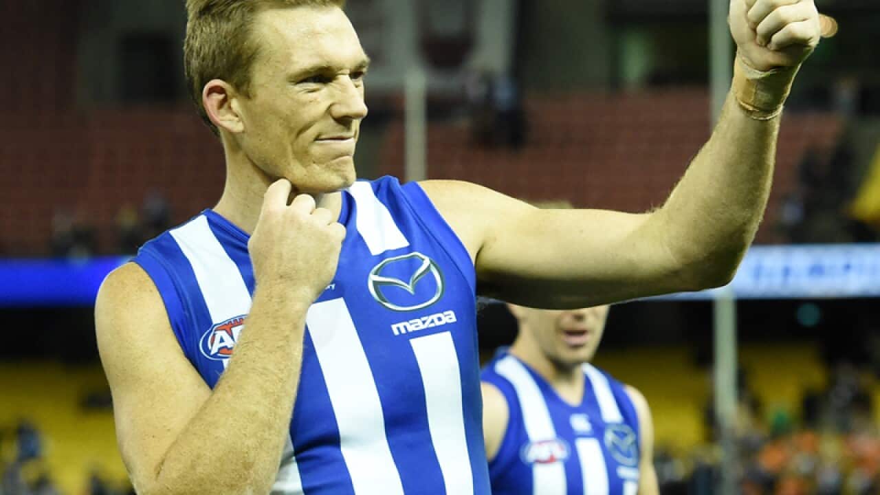 Drew Petrie of the Kangaroos