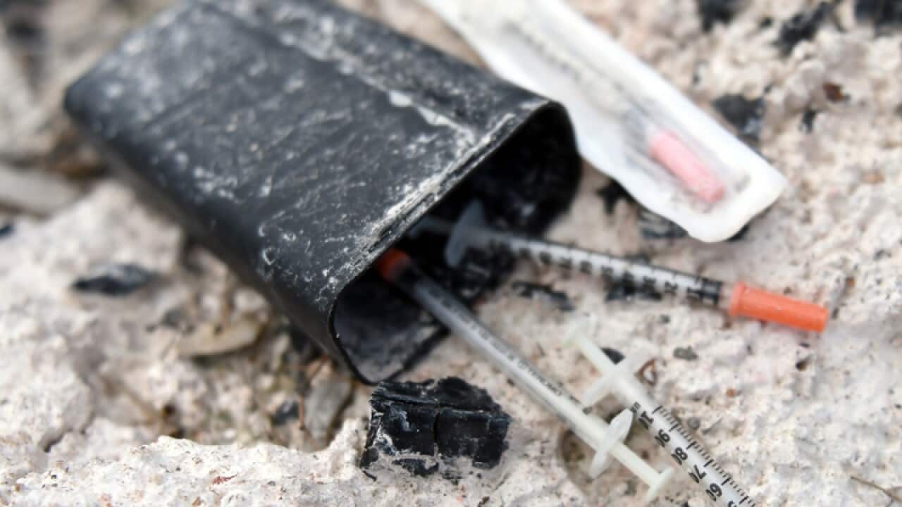 Used syringes