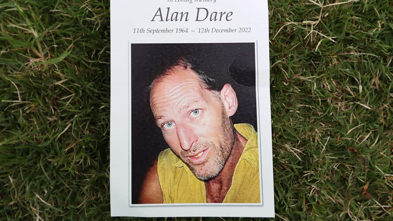 ALAN DARE FUNERAL