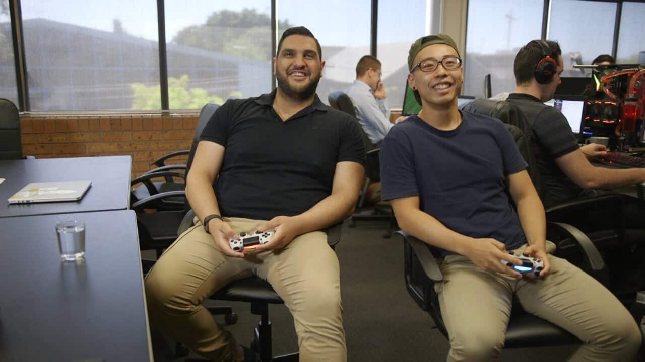 Gamurs Group co-founder Riad Chikhani, left.