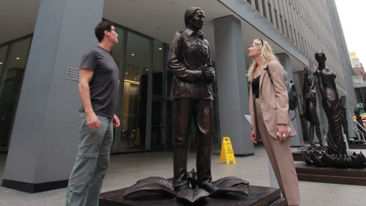 Australian artists Gillie and Marc Schattner have created 10 female sculptures in New York City to to balance gender representation in public art.