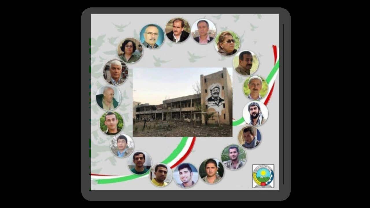 KDP peshmergas who lost their lives in an Iranian attack