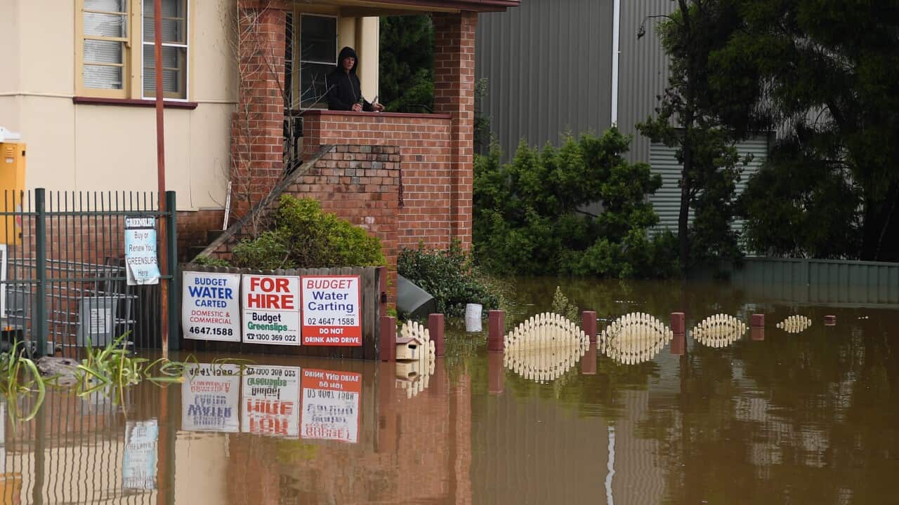Floodwaters inundate Camden, South Western Sydney, Tuesday, March 8, 2022.