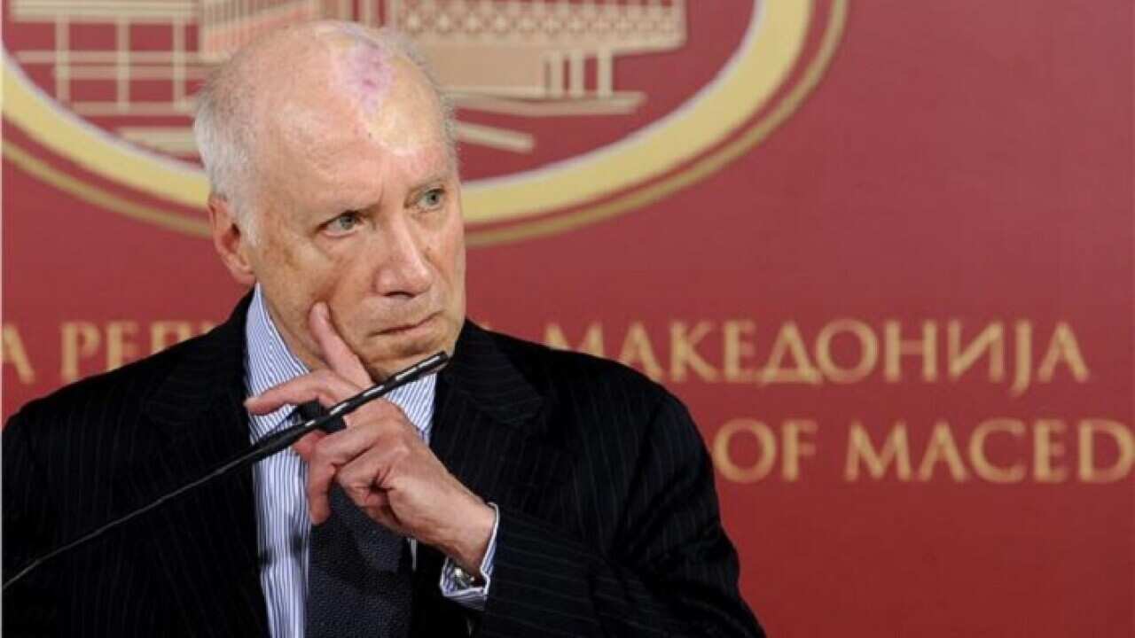 O ειδικός διαμεσολαβητής του ΟΗΕ για το Σκοπιανό, Μάθιου Νίμιτς στα Σκόπια