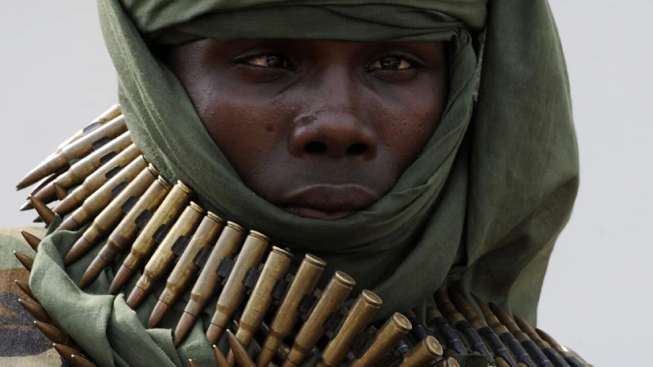 A Seleka rebel in Bangui.