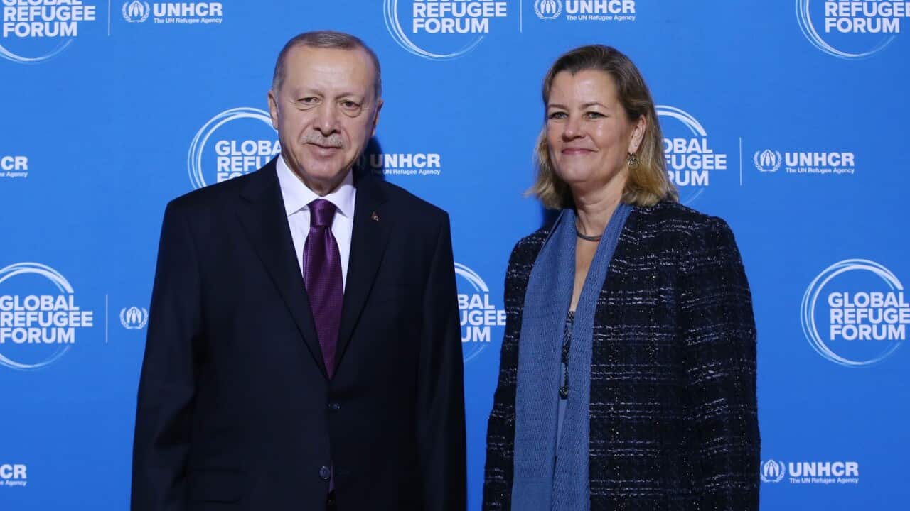 President of Turkey Recep Tayyip Erdogan in Switzerland