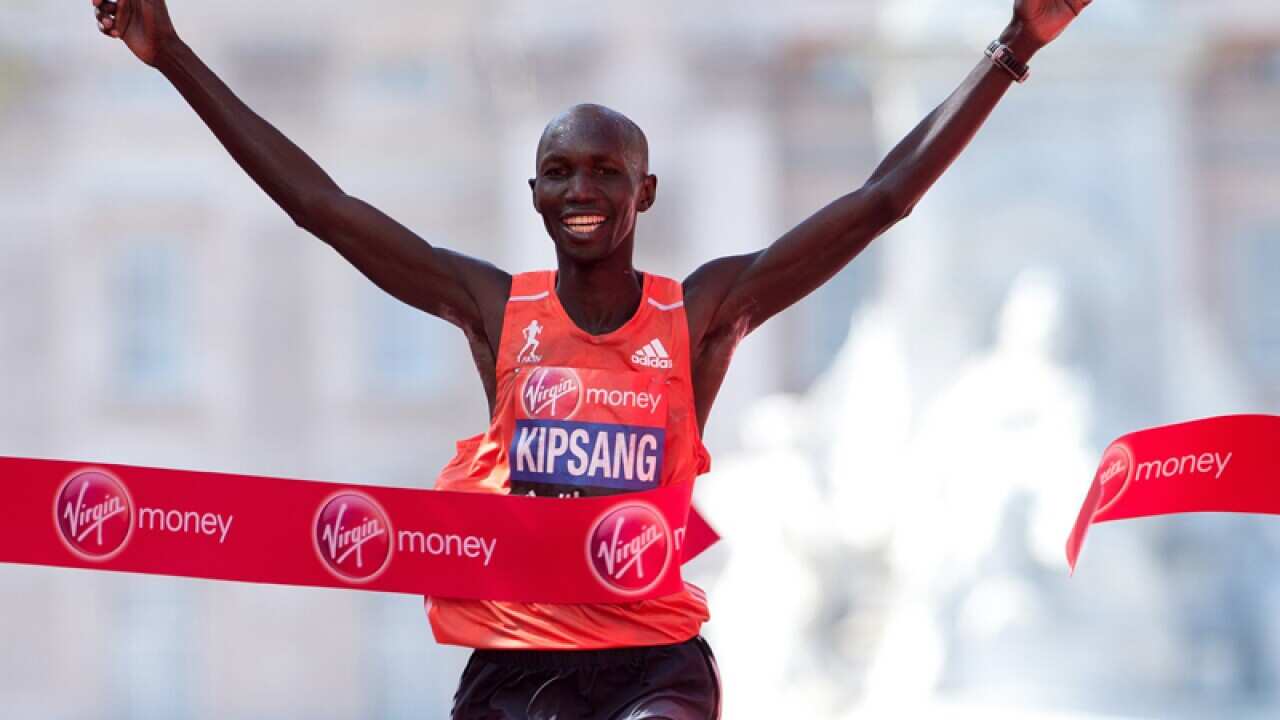 Kenyan marathon runner Wilson Kipsang