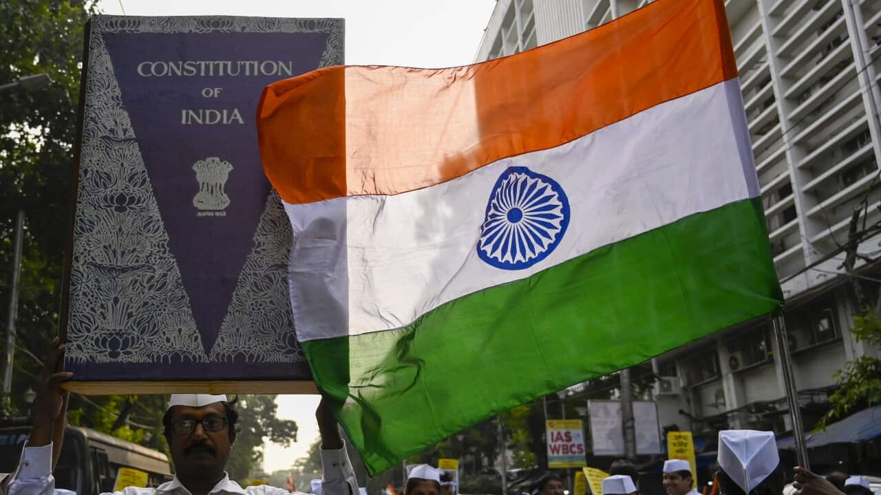 India: WBPCC Holds Rally To Celebrate Constitution Day In Kolkata