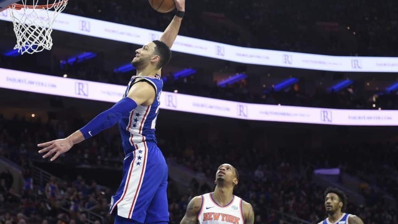 Philadelphia 76ers' Ben Simmons