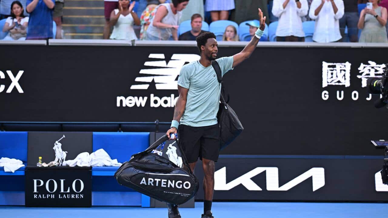 Australian Open - Gael Monfils Retires Against Ben Shelton - Round 4
