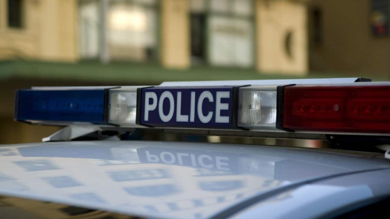 A police car