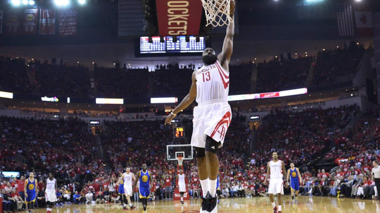 Houston Rockets player James Harden