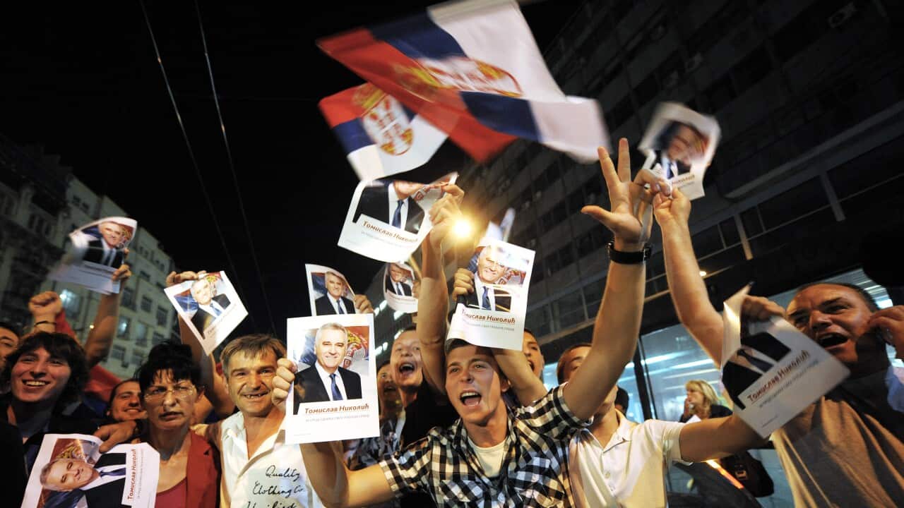 Supporters of the Serbian Progressive Party celebrate - Getty-1.jpg