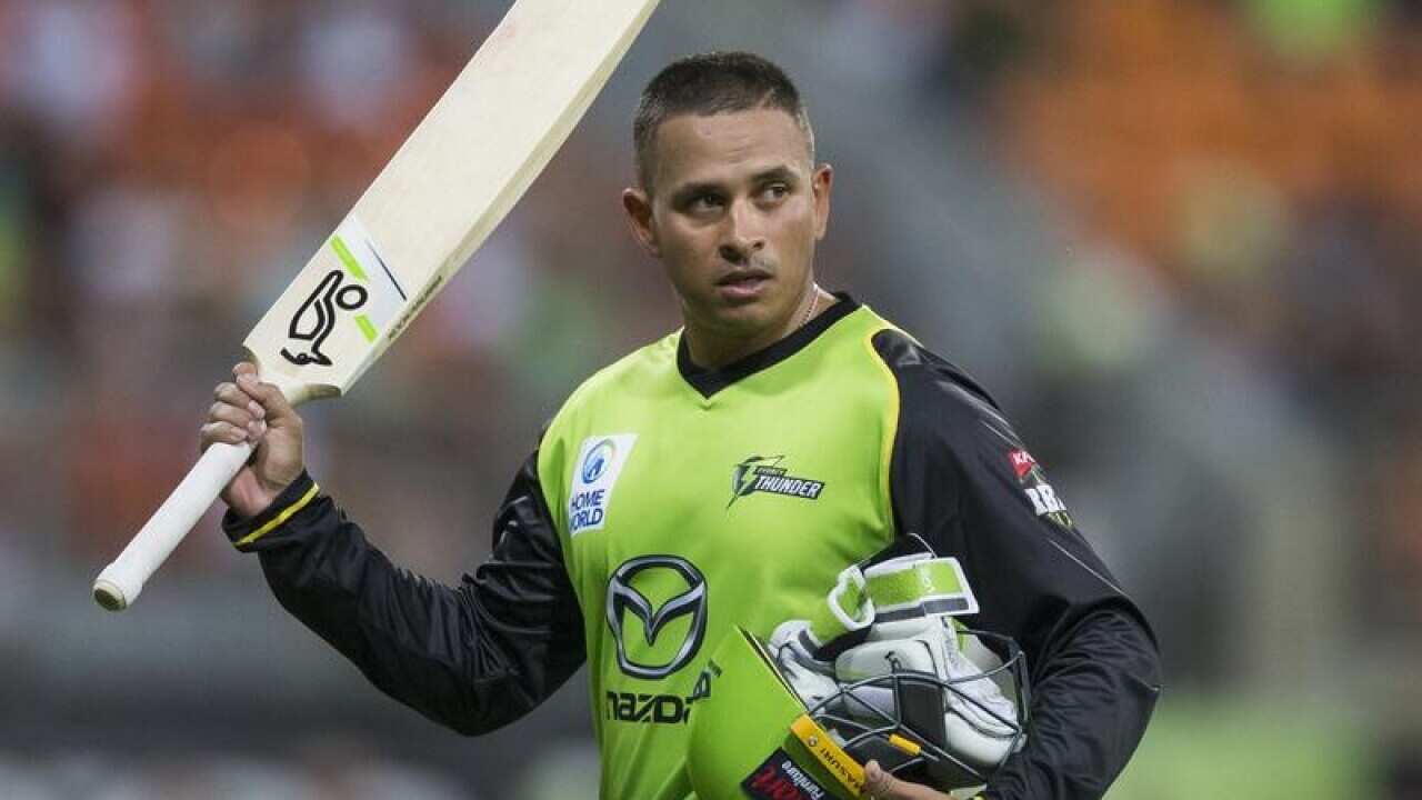 Left-handed batsman Usman Khawaja