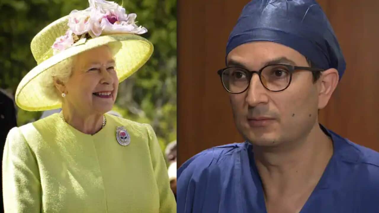 Queen Elizabeth and Dr Munjed AAP.jpg