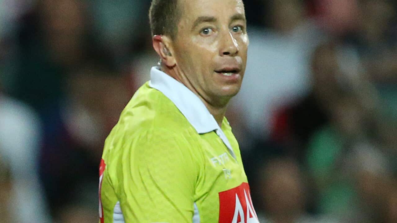 Referee Ben Cummins